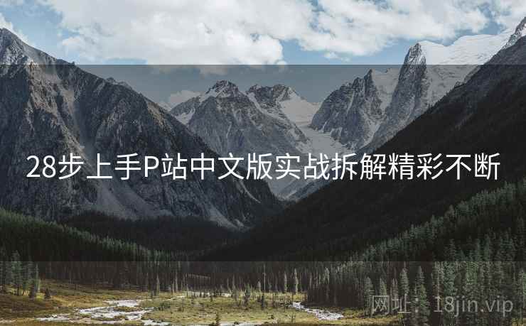 28步上手P站中文版实战拆解精彩不断  第2张