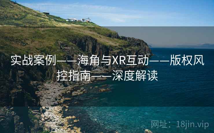 实战案例——海角与XR互动——版权风控指南——深度解读  第2张
