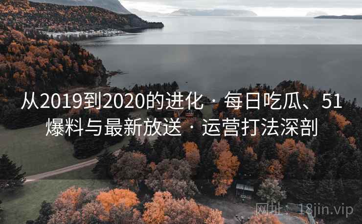 从2019到2020的进化 · 每日吃瓜、51爆料与最新放送 · 运营打法深剖