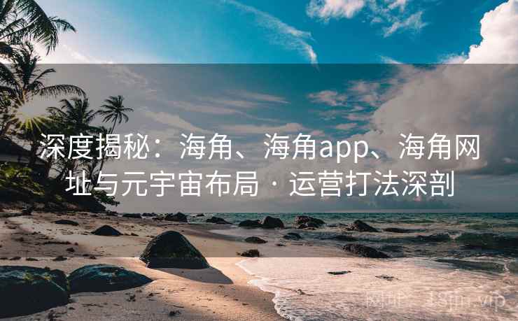 深度揭秘：海角、海角app、海角网址与元宇宙布局 · 运营打法深剖  第2张